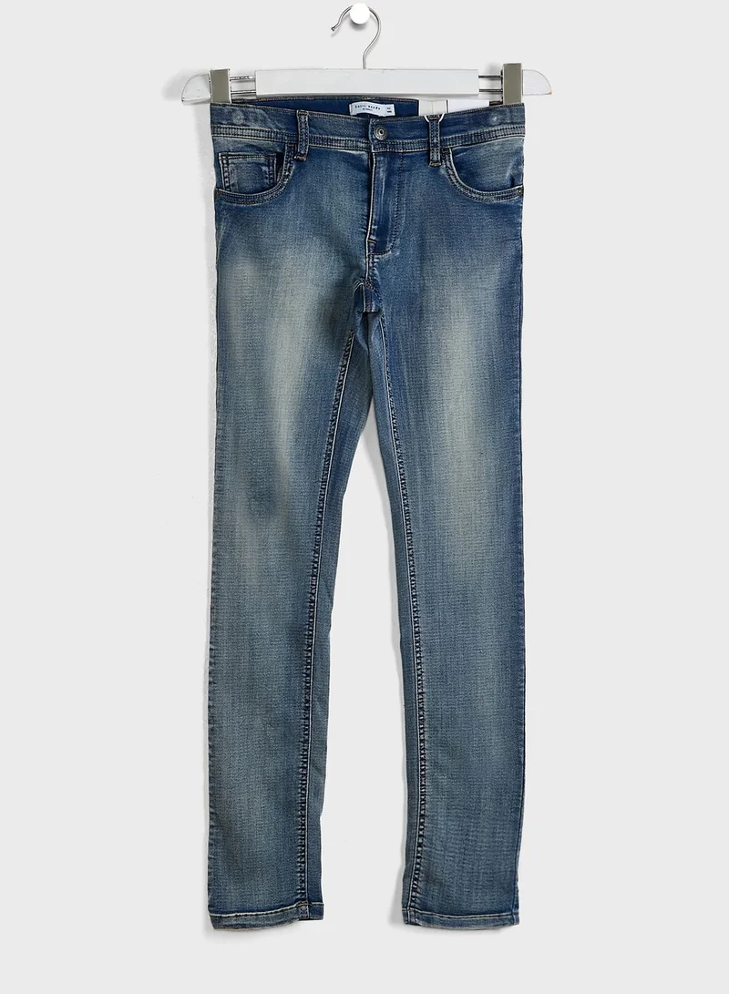 NAME IT Kids Faded Straight Fit Jeans