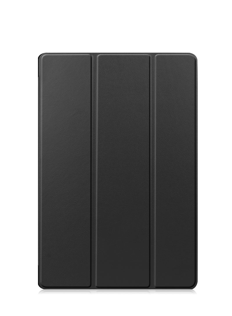 Smart Case Cover with Auto Sleep/Wake for Samsung Galaxy Tab S9 FE Plus 12.4 Inch 2023 (Black)