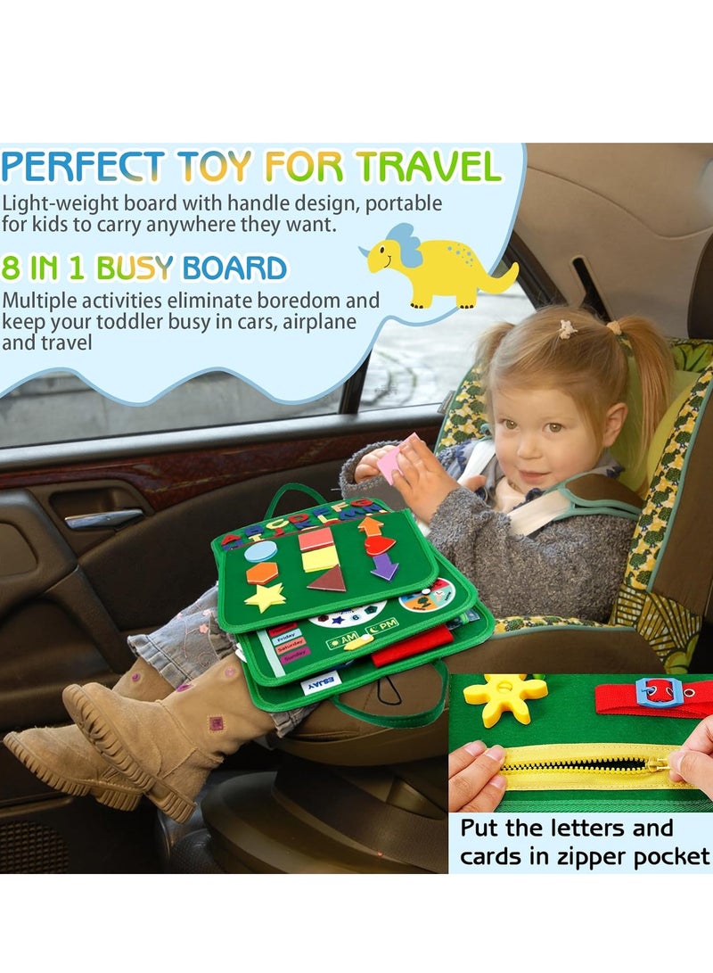 عام ألعاب مونتيسوري للأطفال الصغار، ألعاب الأطفال الصغار هدايا للأولاد والبنات، لوحة حسية مشغولة بأنشطة التعلم التعليمية للمهارات الحركية الدقيقة، ألعاب السفر للطائرة - Image 4