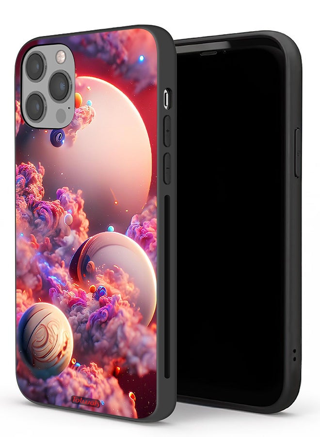 Tolwak Apple iPhone 12 Pro Max Protective Case Clouds Abstract Art - Image 1