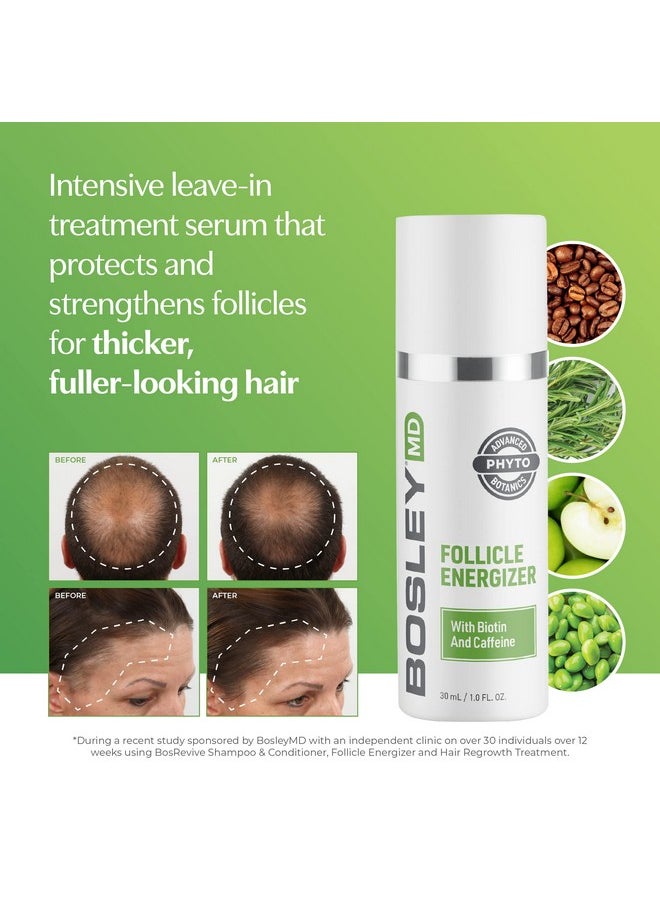 BOSLEYMD Follicle Energizer Dht Blocker Extra Strength Thinning Hair Treatment For Hair Loss And Hair Regrowth Men And Women1Oz. And Value Kit (Packaging May Vary)  - Image 3