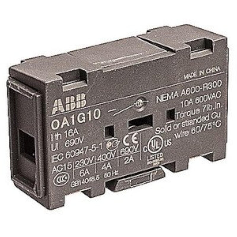 ABB OA1G10 Auxiliary Contact For Use With OT200  800 Series Switches