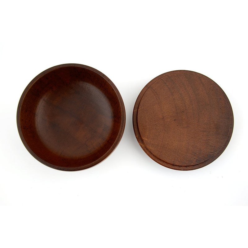 Grandslam Wooden Shaving Bowl with Lid Shaving Soap Bowl for Men Easy to Lather Fits Wet Shaving (Oak Wood) - Image 5