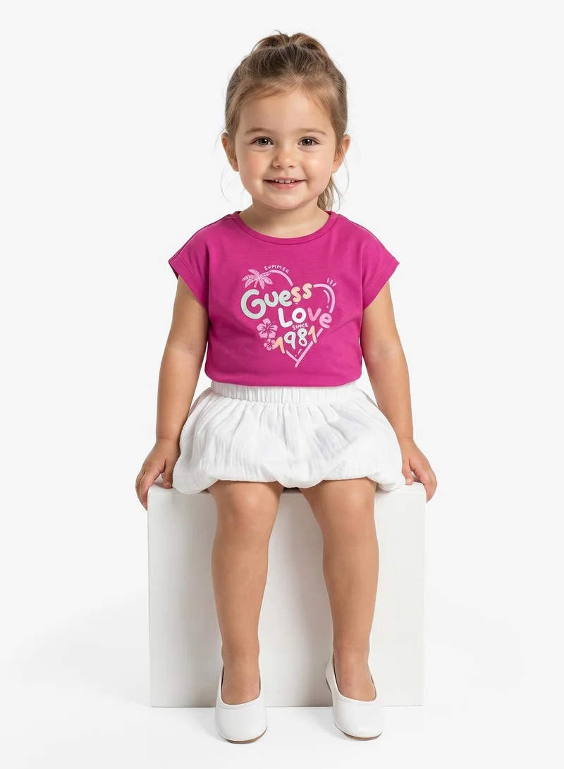 GUESS Infant Graphic Crew Neck T-Shirt