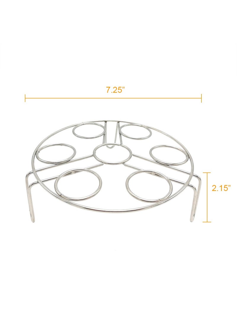Alamic Alamic Trivet Basket Stand For Pressure Cooker Stainless Steel Egg Steamer Rack For Instant Pot, 1 Pack, 8 quart  - Image 2