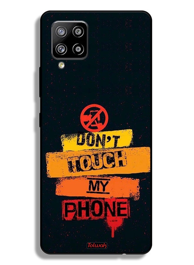 Tolwak Samsung Galaxy M42 5G Protective Case Cover Do Not Touch My Phone - Image 1