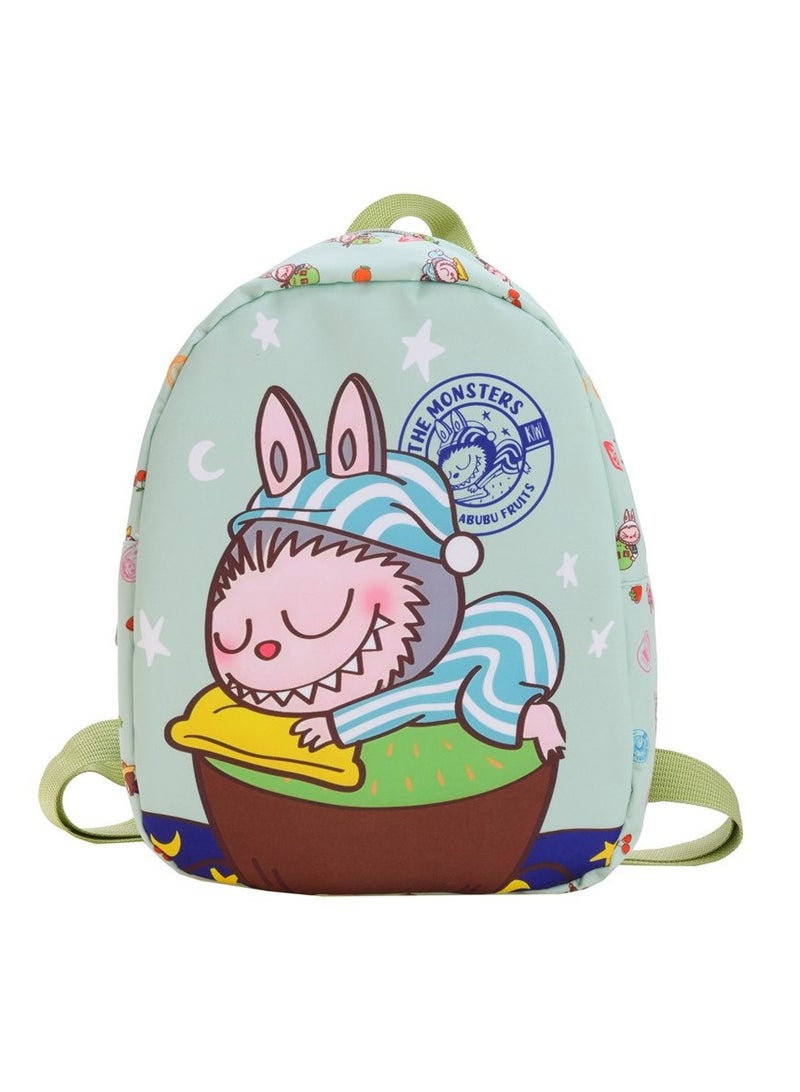 Labubu Trendy Backpack Children's Cute Casual Backpack Fashion Boys and Girls Cute Cartoon Schoolbags Toddler Backpack 27*22*10CM