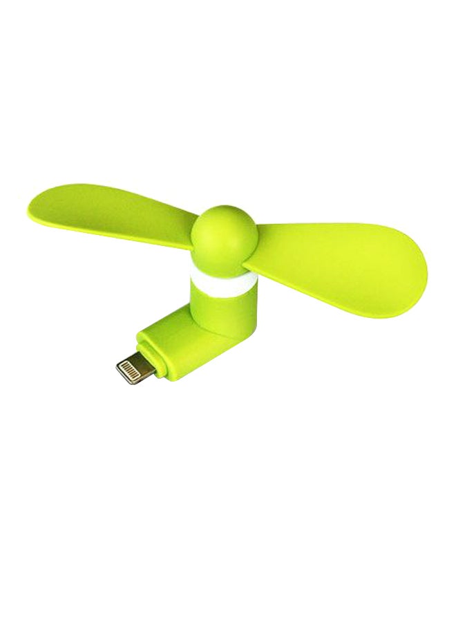 Lightning USB Fan For Apple iPhone/iPad Green/White