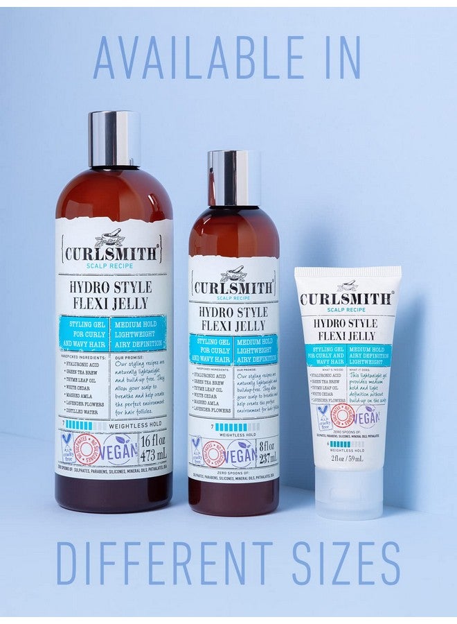 CURLSMITH - Hydro Style Flexi-Jelly - Vegan Defining Gel for Wavy, Curly or Coily Hair (8fl.oz) - Image 4