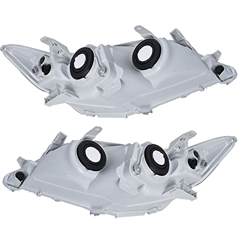 GENRICS Headlight Assembly Pair Replacement for 2012-2014 Toyota Camry SE Projector Left and Right Headlights Front Head Lamps (8115006470 8111006470) - Image 3