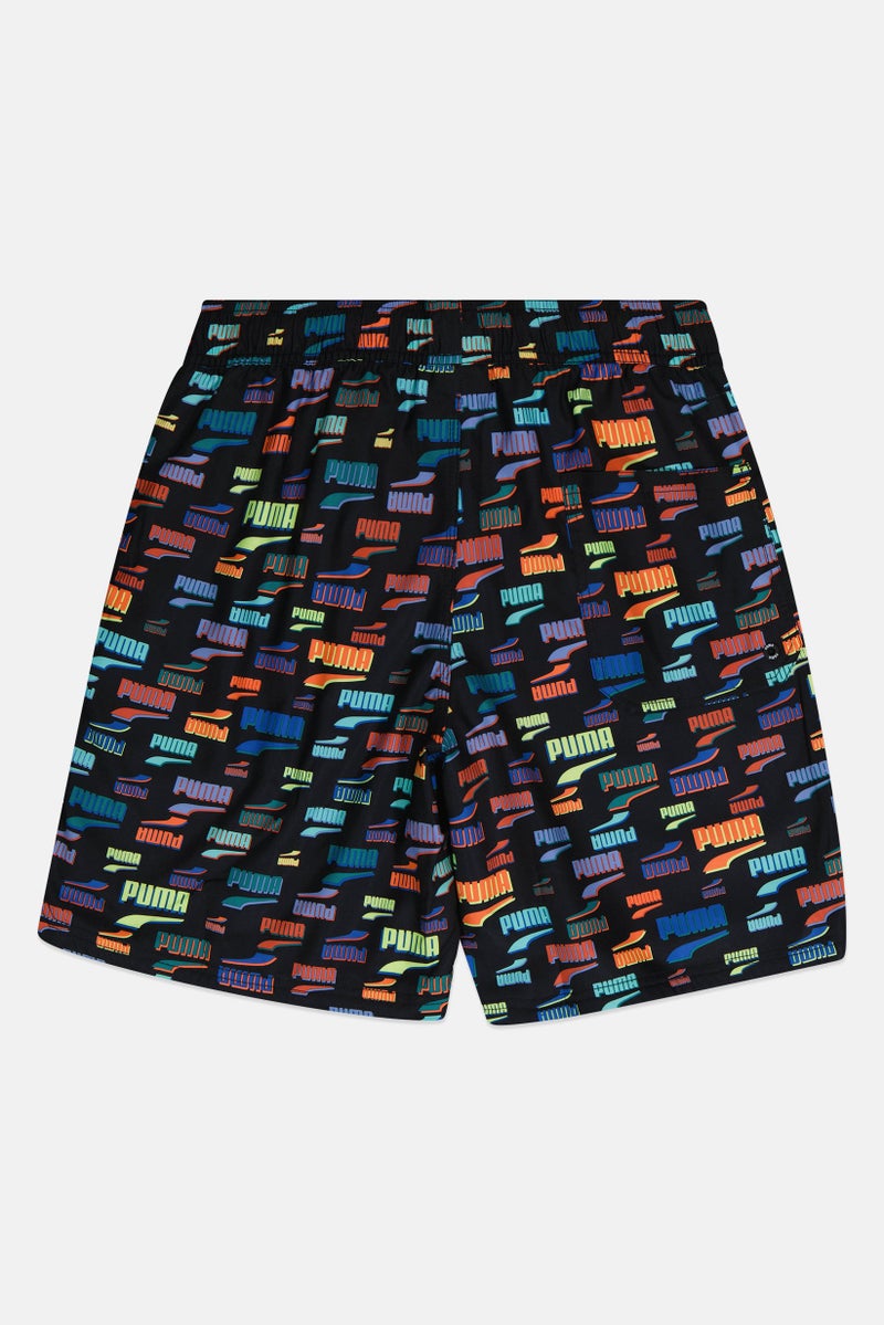 PUMA Men Swimwear Allover Print Shorts, Multicolor - Image 2