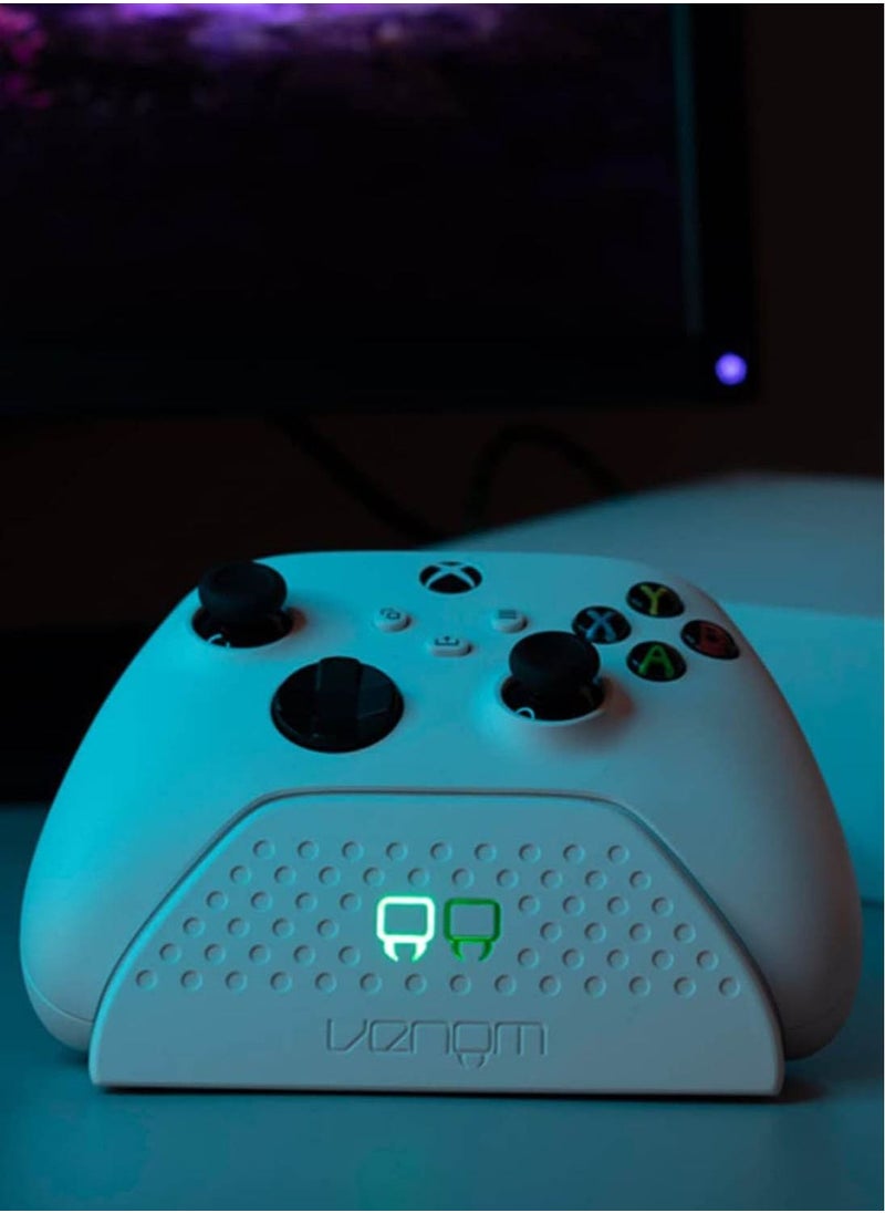 Venom - Rechargeable Battery Twin Pack High Capacity 1100mAh White (Xbox Series X & S/Xbox One) - Image 1