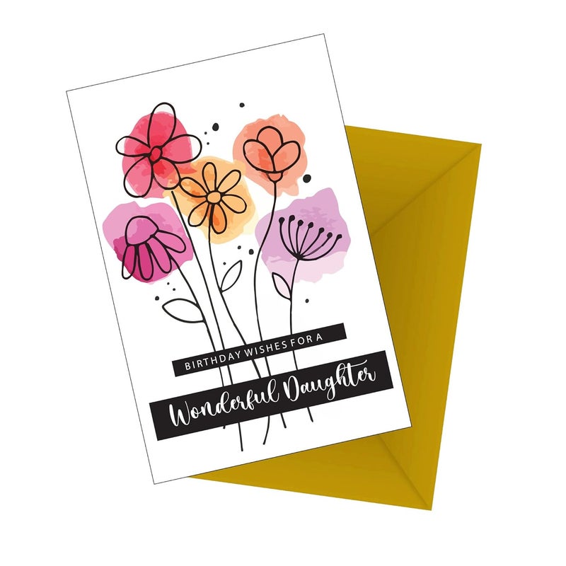 Northland Wonderful Daughter Birthday Greeting Card for Daughter - Image 1