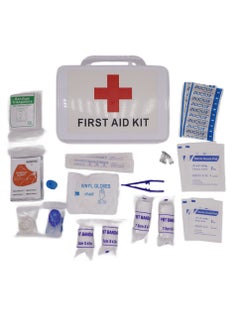 Yuwell Portable First Aid Kit For 15 People Lightweight Small Emergency Survival Kit For Emergencies At Home Outdoors Travel Car Camping Workplace Hiking And Survival  - Image 1