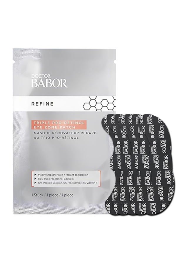 Babor DOCTOR Retinol Eye Patches, Anti-Aging Eye Treatment, Fight Against Dark Circles, Tightenting and Anti-Wrinkle Eye Mask, 5 Pack - Image 1