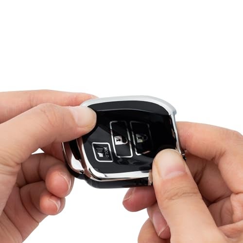 CHATYYD Key fob Cover for Toyota,Soft TPU Car Key Cover Case for Toyota Highlander Tacoma Corolla RAV4 Tundra Prius 4Runner Sequoia 2014-2021 Accessories(Black) - Image 5