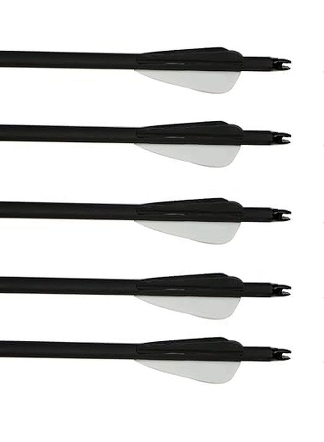 RedOak 30 inch Archery Arrows for Recurve Bow Fiberglass Target Practice (6 pcs) - Black - Image 4