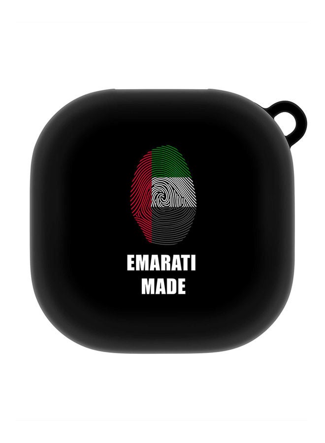 Stylizedd حافظة مخصصة StylePods لسماعات Samsung Galaxy Buds Pro (2021) / حافظة Buds Live مع سلسلة مفاتيح مضادة للفقد - صناعة إماراتية - Image 1