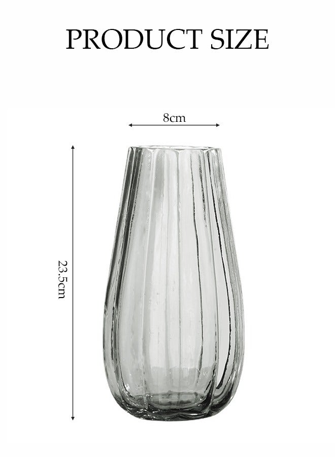 DUNISO Glass Vase, Flower Arranger, Transparent Home Decoration Ornaments, Creative Hydroponic Vase, Modern Flower Centerpiece, Suitable For Flowers, Wedding Banquets, Housewarming Gifts  - Image 2