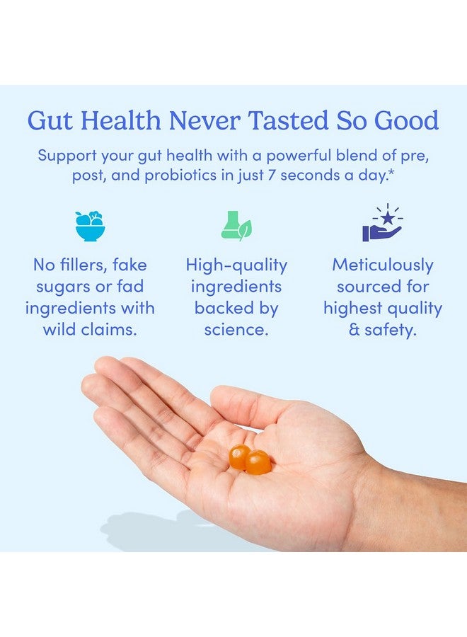 FIRST DAY Men’s Gut Guardian Tribiotic Gummies - 3-in-1 Prebiotic, Probiotic & Postbiotic Supplement - Supports Digestive & Oral Health, Immune Function & Energy Levels - 30-Day Supply - Image 5