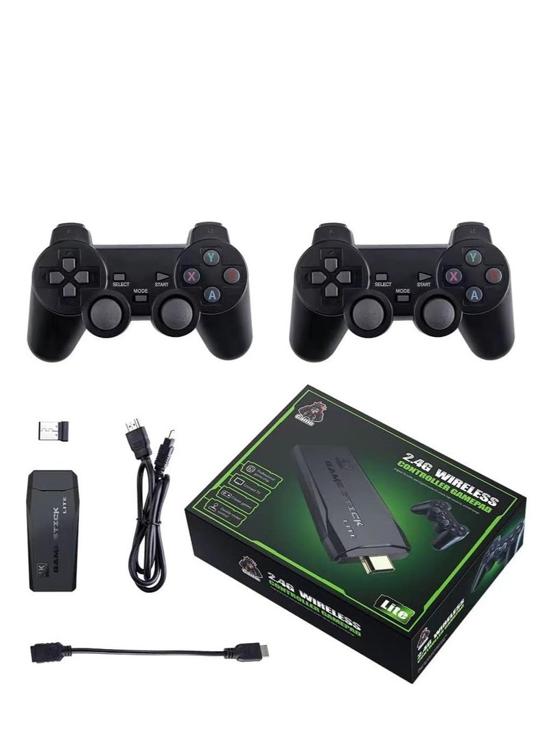SH PROTECT TOUCH Sh-Protect Retro Game Console, Plug and Play Video Games 4K HDMI Output for TV, Classic Game Console, Built in 10000+ Games with 9 Emulators and 2 Controller for Kids & Adults (64G) - Image 1