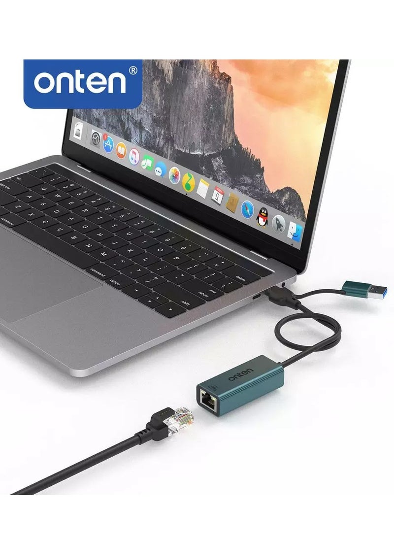 onten Ethernet Adapter USB-A & USB-C RJ45 100M  - Image 5
