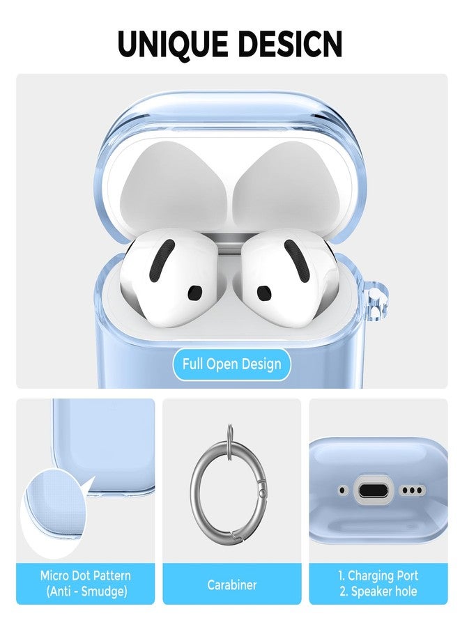 AhaStyle Clear Airpods 4 Case Cover with Cleaning Kit [Anti-Yellowing] Soft TPU Protective Covers Skin Designed for Apple AirPods 4th Generation 2024 Support USB-C Charging Case and Wireless Charging - Image 3
