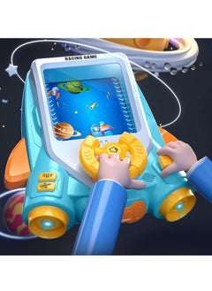 Toy Box Car Racing Simulator Game for Kids with Steering Wheel  - Image 1