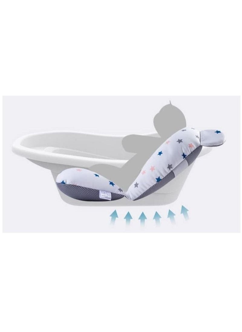 MIXDE Cushion Collapsible Toddler Bath Tub Foldable infant Shower Basin Skid Proof  - Image 3