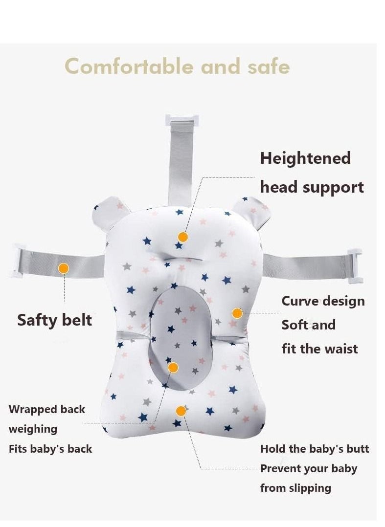 MIXDE Cushion Collapsible Toddler Bath Tub Foldable infant Shower Basin Skid Proof  - Image 4