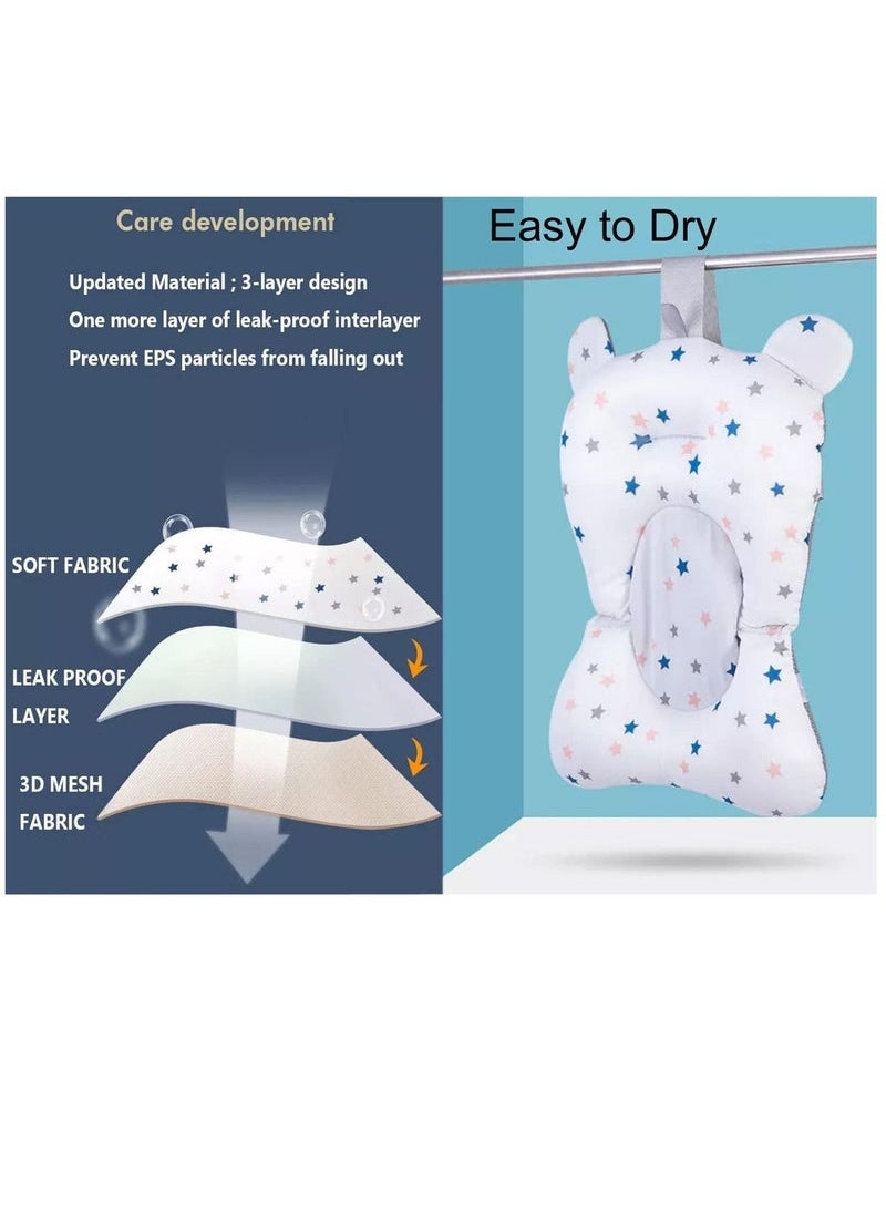 MIXDE Cushion Collapsible Toddler Bath Tub Foldable infant Shower Basin Skid Proof  - Image 5