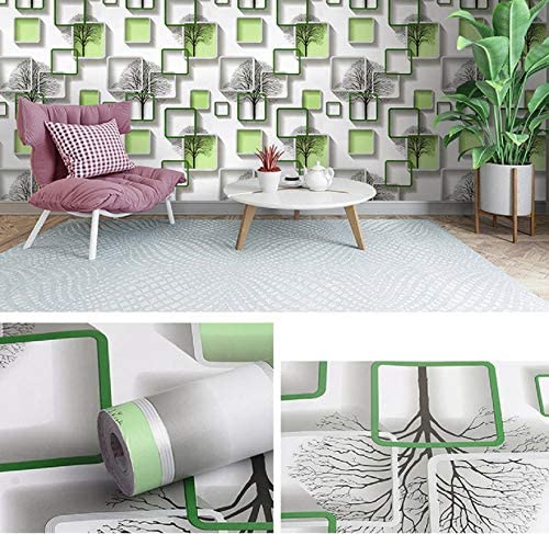 HOMEMATES Self-Adhesive Wallpaper Waterproof Old Furniture Vinyl Stickers Wooden Door Wardrobe Desktop PVC Wall Papers 45 X 304 CM- (3D) - Image 3