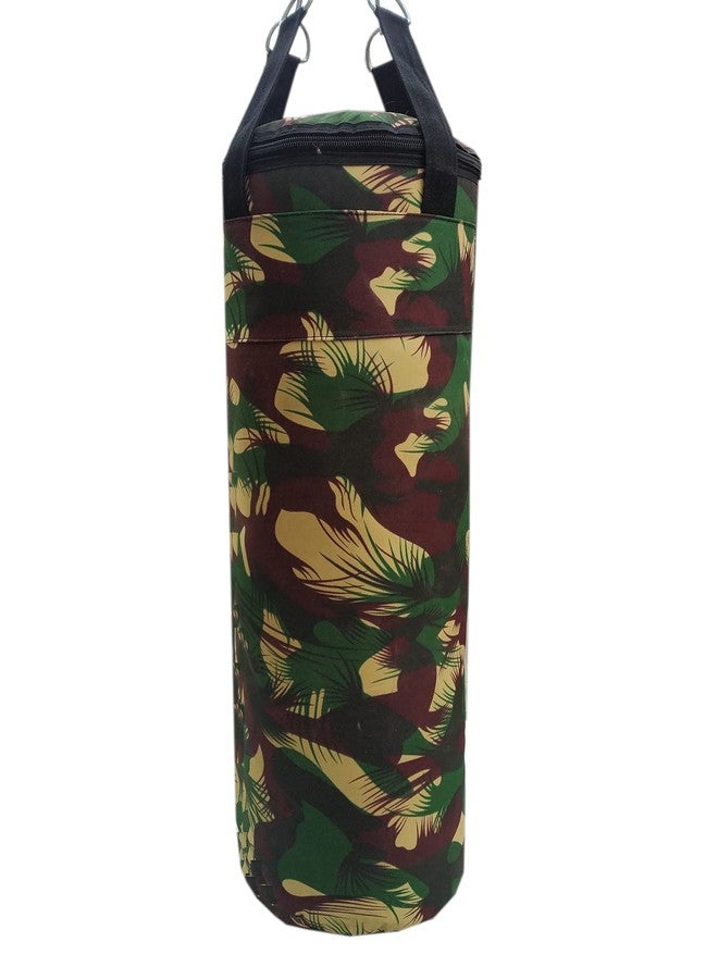 Byson Strong and Hard Camouflage Boxing Kit Set for Men and Adult (36inch Punching Bag, 12OZ Boxing Gloves, Hand Wrap, Chain) Heavy Punching Bag - Image 3