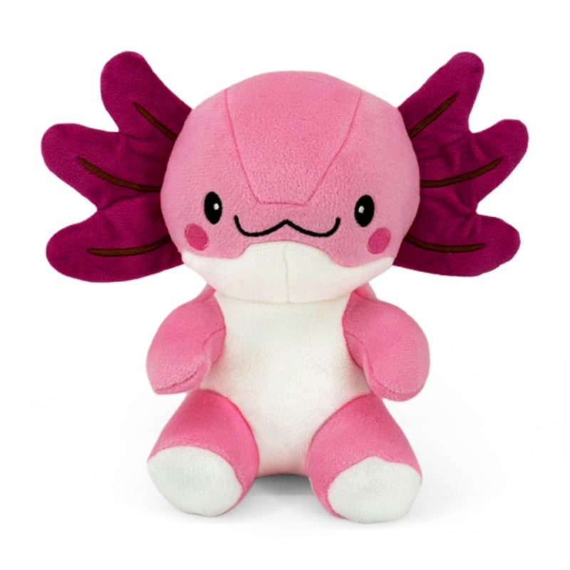 Blnboimrun Squeaky Dog Toys for Aggressive Chewers, Interactive Puppy Toys with Squeaker & Crinkle Paper, Double Layer Durable Plush Axolotl for Small Medium Large Dogs Indoor Outdoor Play - Image 1