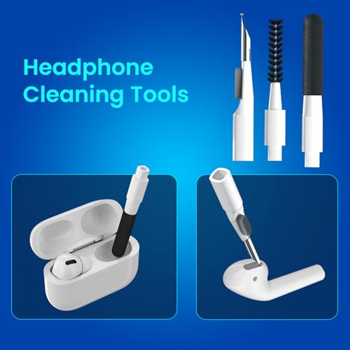 Portronics Clean One 16 in 1 Multipurpose Multipurpose Device Cleaner Cleaning Kit for Laptops, Smartphones, Keyboards, Desktop, Earphones & Earbuds, Light Weight (White) - Image 3