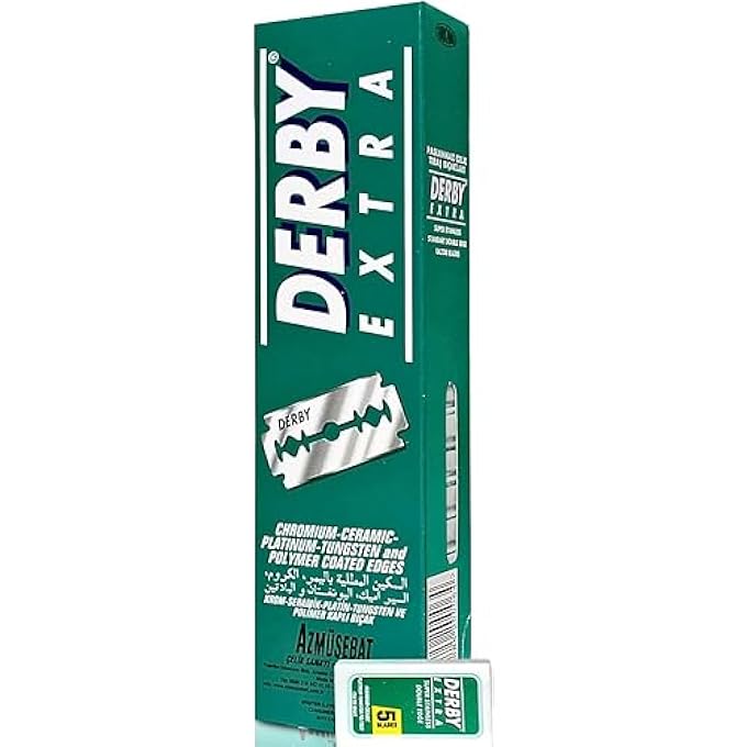 Derby Extra Double Edge Razor Blades 100ct - Image 1