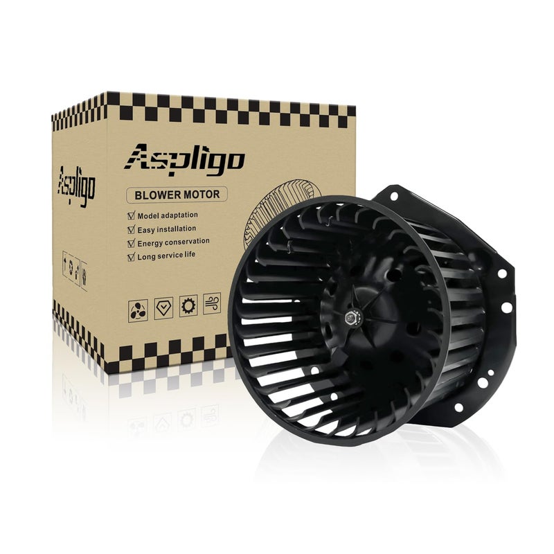 Aspligo 700092 Front AC Heater Blower Motor Fan Fit for Chevrolet Astro 19962005 for Chevy Blazer 19952002 S10 Pickup 19942004 for GMC Jimmy Safari 19962005 Sonoma 19942004 19179474 3010064