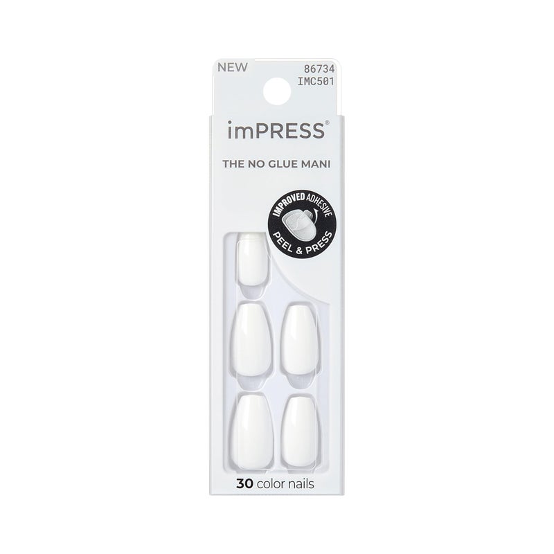 Impress Kiss Impress Color PressOn Nails PolishFree Manicure Set Frosting 30 ChipProof SmudgeProof Fake Nails - Image 2