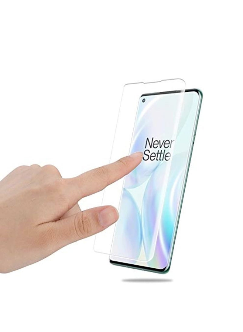 DUSALA Smartphone Screen Protector For Oneplus 8 Pro 9H 3D Full Uv Film Tempered Glass - Image 4