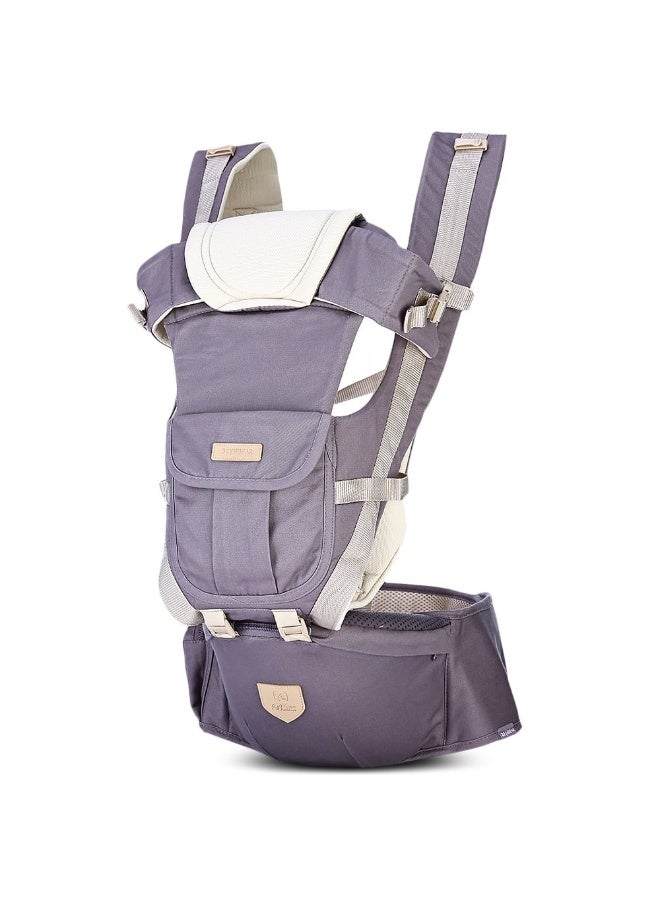 REXA Bethbear 3 in 1 Baby Carrier Hipseat Backpack for Newborn 0-36 Months - Lavender - Image 3