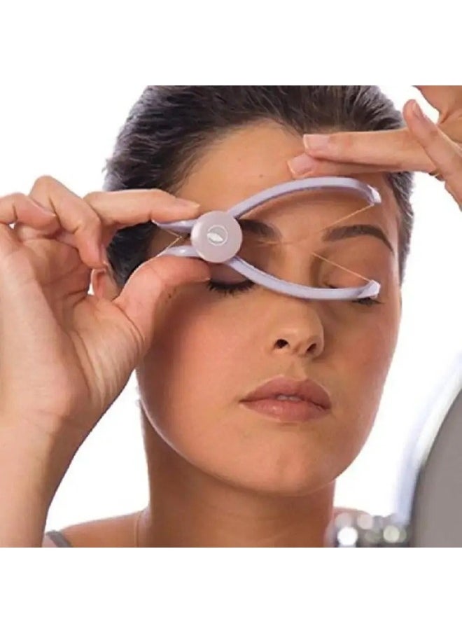 Happy Home Mini Women Facial Hair Remover Threading Eyebrow Cheek Beauty Tool  - Image 4