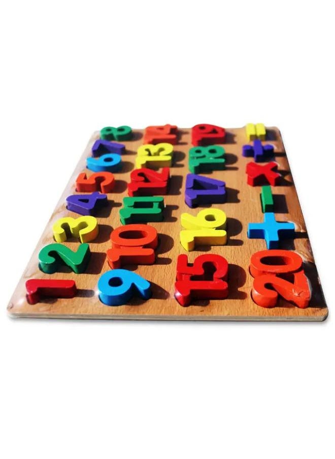 Bold number matching board 0-20 arithmetic operations  - Image 2