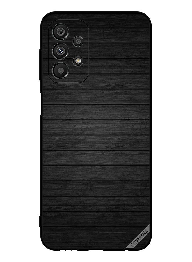 Covernex غطاء حماية لجهاز سامسونج جالاكسي A73 5G بنمط خشبي داكن - Image 1