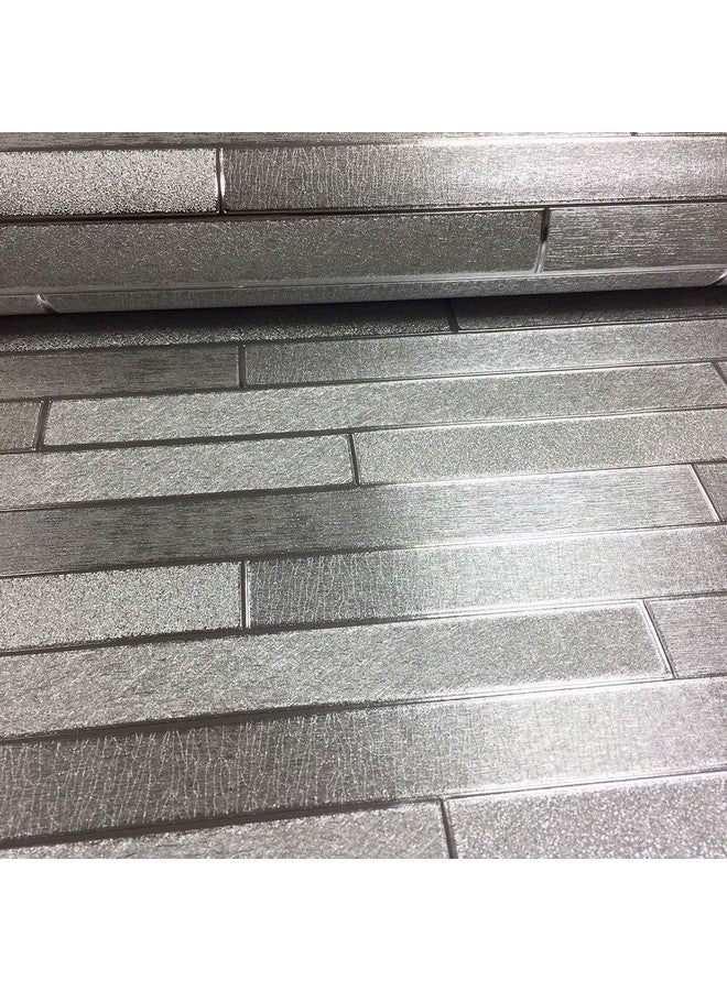 ARThouse Foil Slate Silver Wallpaper  - Image 3