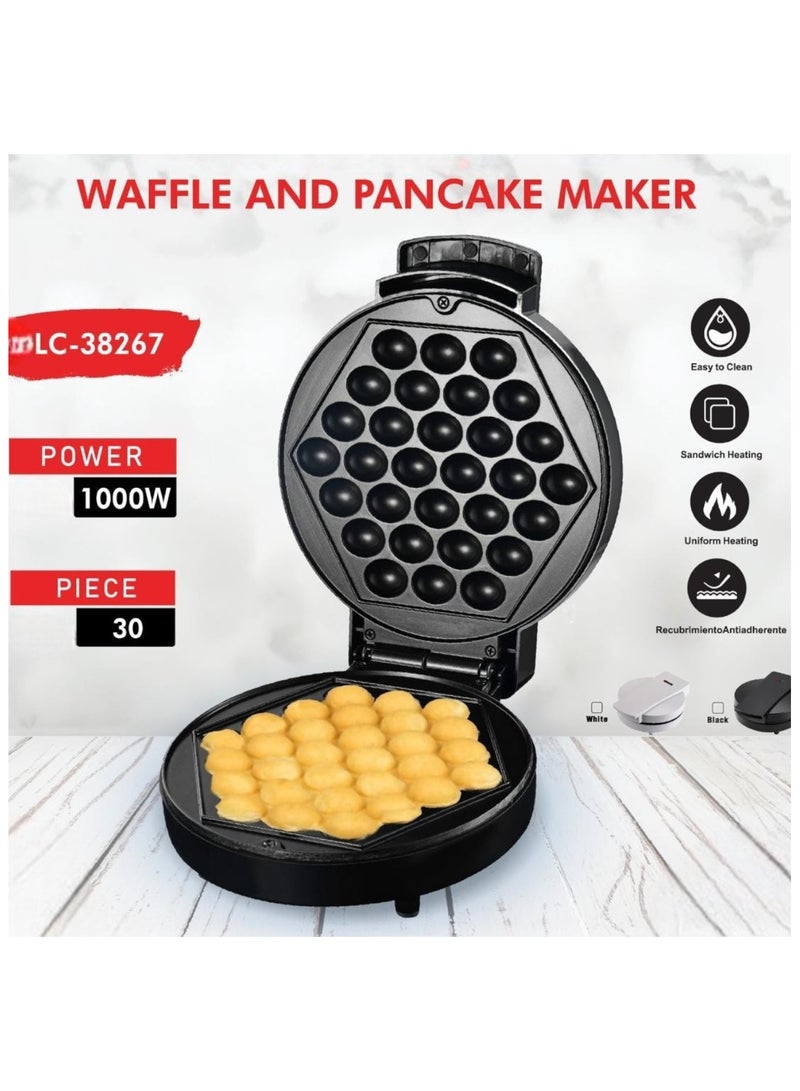 ال سي صانعة الفطائر والوافل الكهربائية بقوة 1000 واط - Image 2