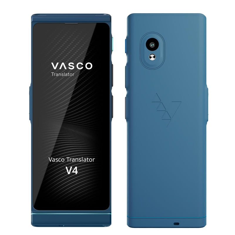 Vasco Electronics Vasco V4 Language Translator Device 112 Languages Free Lifetime Internet in Almost 200 Countries Cobalt Blue - Image 2