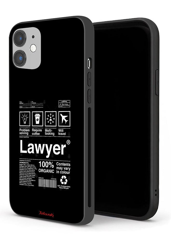 Tolwak - Apple iPhone 12 mini Protective Case Lawyer Sticker - Image 1
