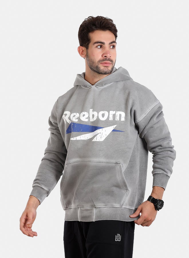 WHITE RABBIT Printed Hoodie With Kangaroo Pockets - Image 1