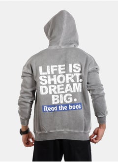 WHITE RABBIT Printed Hoodie With Kangaroo Pockets  - Image 3