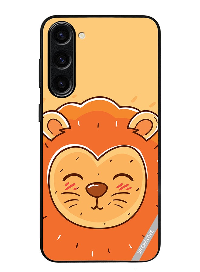 VR CREATIVE Protective Case Cover For Samsung Galaxy S24 Sleeping Lion Design Multicolour - Image 1